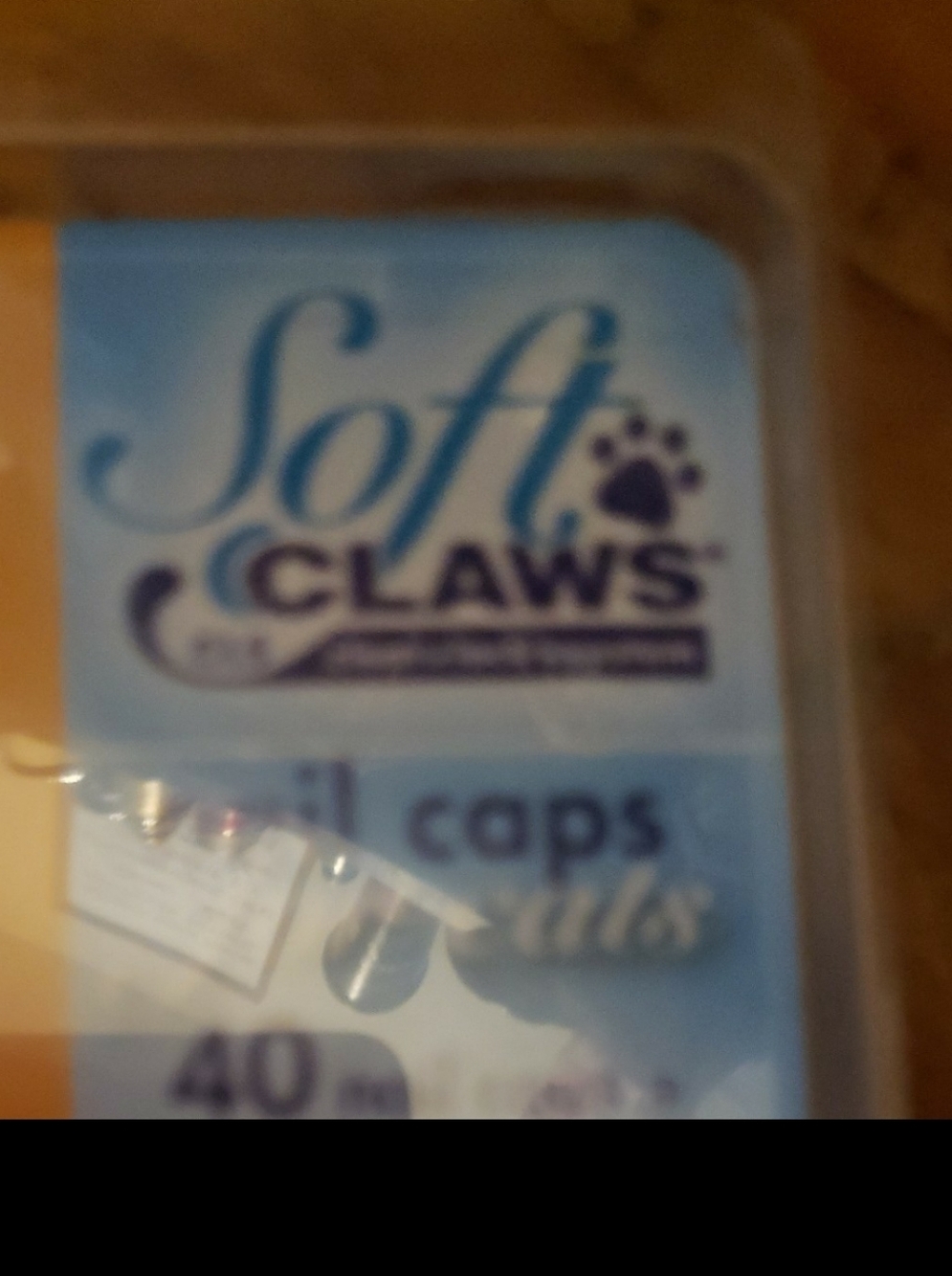 Clear Nail Caps for Cats - Small (40 caps + Adhesive) - Picture 4 of 5